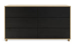 Habitat Koda 3+3 Drawer Chest - Black