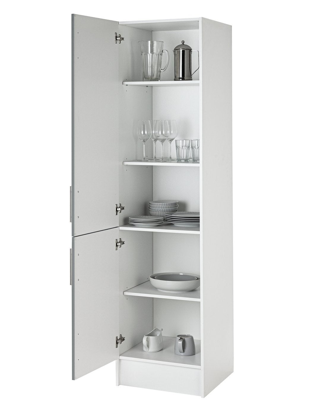 Home Athina 500mm Fitted Kitchen Tall Unit - Grey (B Grade)