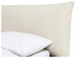 Marshmallow Boucle Kingsize Bed Frame - White ( B Grade )