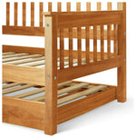 Home Aspley Trundle Day Bed - Oak Effect | Guest bed with trundle