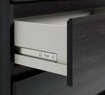 Home Jenson 5 Drawer Chest - Black | Sleek Storage Solution