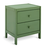 Bronte 2 Drawer Bedside Table - Green | Bedroom furniture
