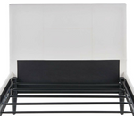 Skylar Single Bed Frame - White | Metal Bed Frame for Kids Bedroom & Guest Room