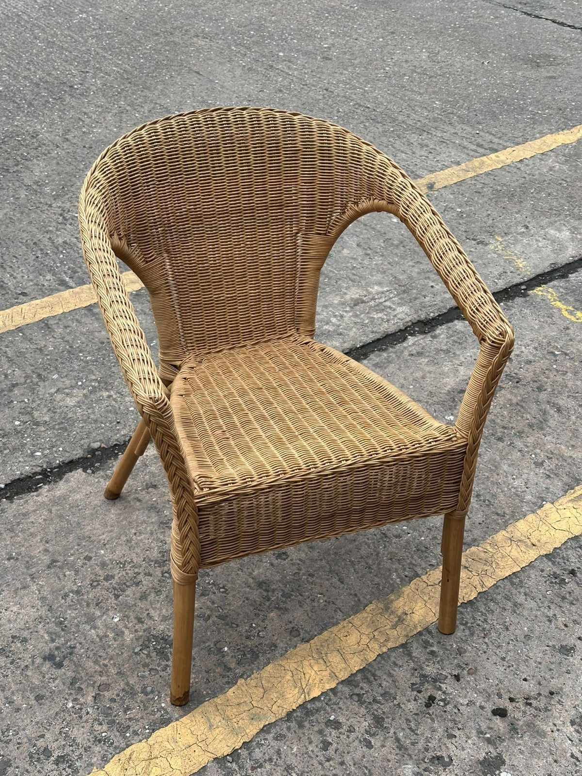 Abby Rattan Chair - Natural (S)