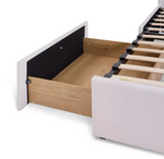 Chadwell Single Storage Bed Frame Natural | Wooden Bedroom Bed with Storage