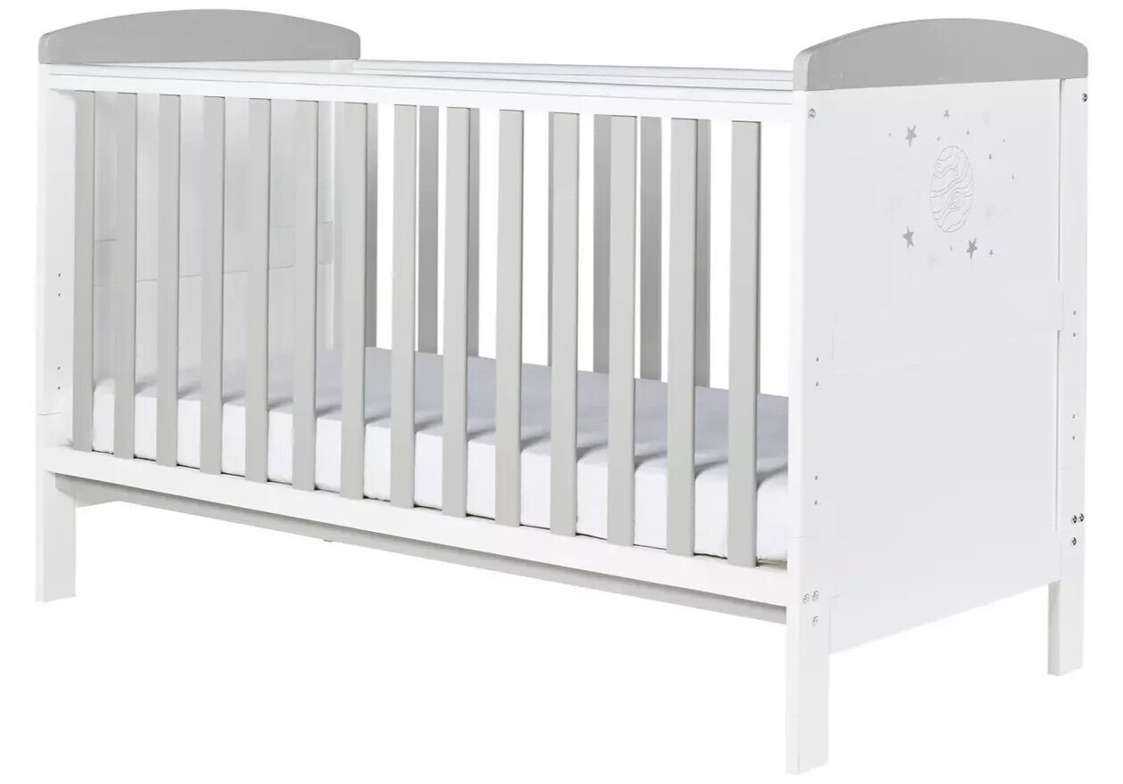 Coleby Style Cot Bed â€“ Cosmic Aura Grey