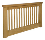 Home Aubrey Double Headboard - Oak Stain | Elegant Sleep Space Feature