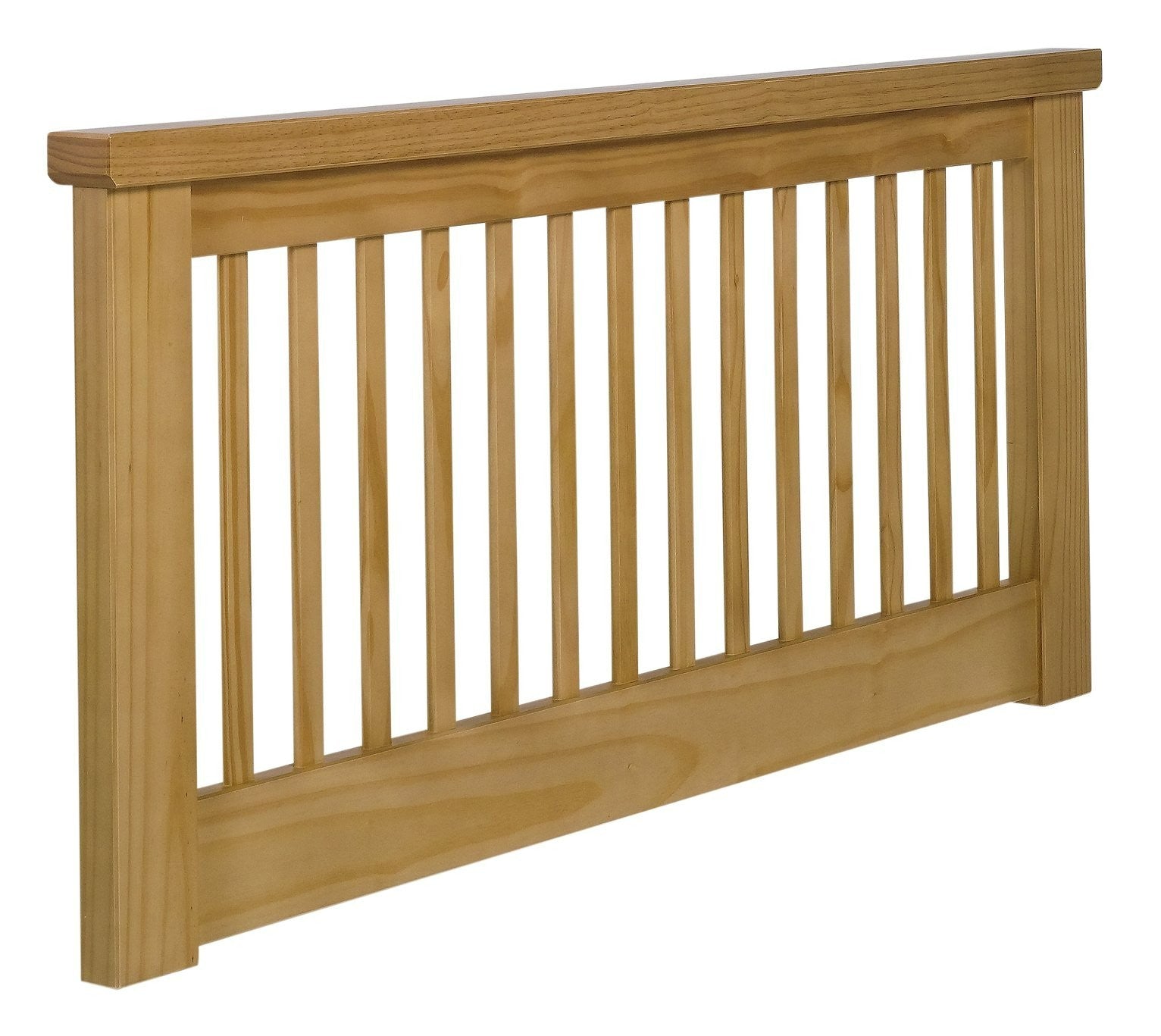 Home Aubrey Double Headboard - Oak Stain | Elegant Sleep Space Feature
