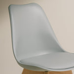 Jerry Pair of Dining Chair - Grey | Modern Mealtime Seating