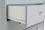 Malibu 5+2 Drawer Chest - Grey  ( B Grade )