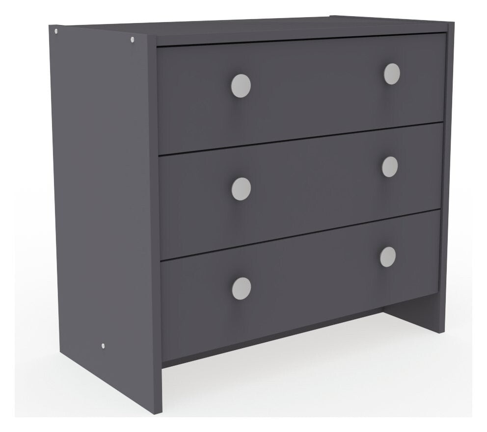 Seville 2 Piece 1 Door Wardrobe Set - Anthracite