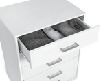 Home Oslo 5 Drawer Chest - White | Stylish Storage Furniture Bedroom Living Room