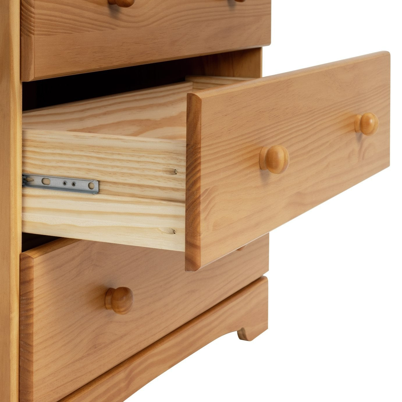 Home Nordic 2 Door 3 Drawer Wardrobe - Pine | wardrobe with drawers