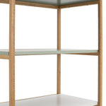 Jive Tall Shelving Unit - Green | Stylish Display Feature