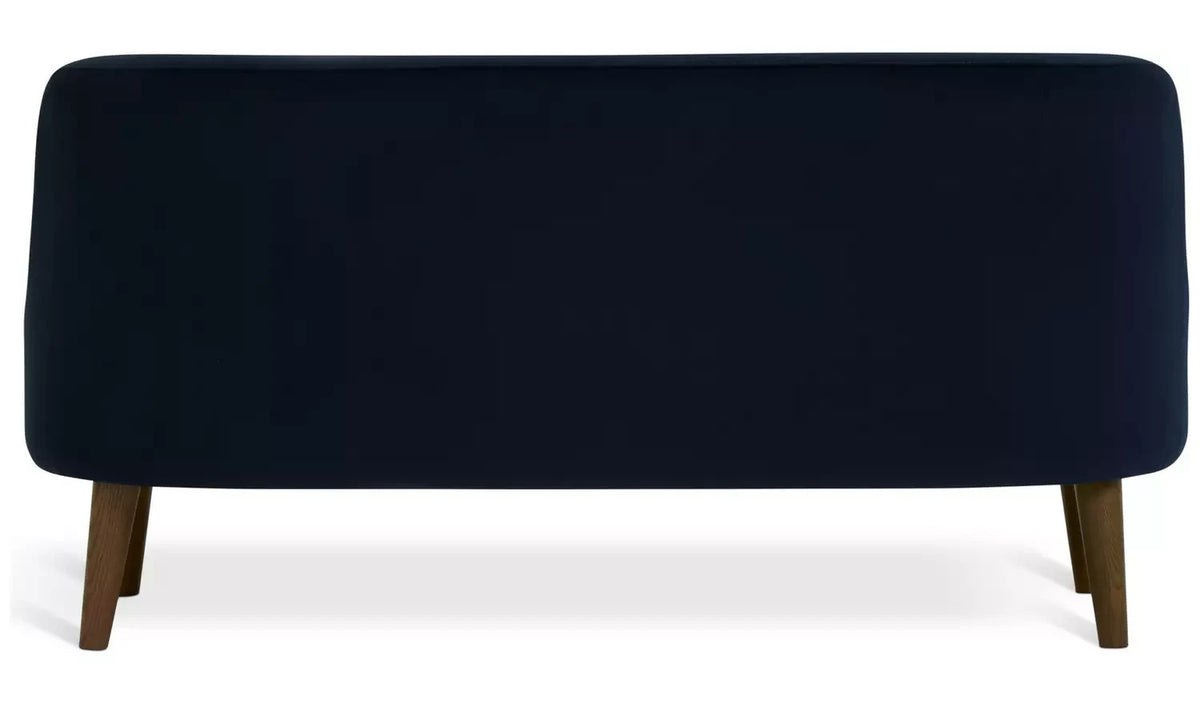 Beckett Fabric 2 Seater Sofa Navy | Modern Living Room Sofa Furniture