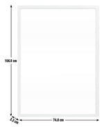 Habitat Wall Mounted Mirror - Grey - 70x100cm