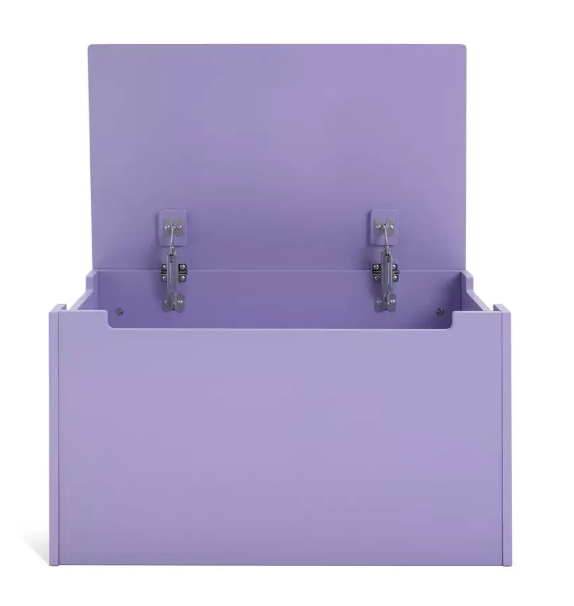 Home Kids Joni Toy Box Lilac | Children's Toy Storage Chest Bedroom Furniture