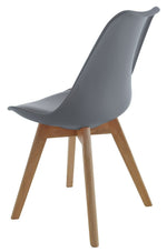 Habitat Jerry Pair of Dining Chair - Grey
