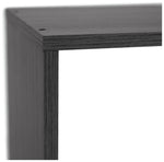 Home Squares 9 Cube Storage Unit Black | Modular Organizer Shelf Living Bedroom