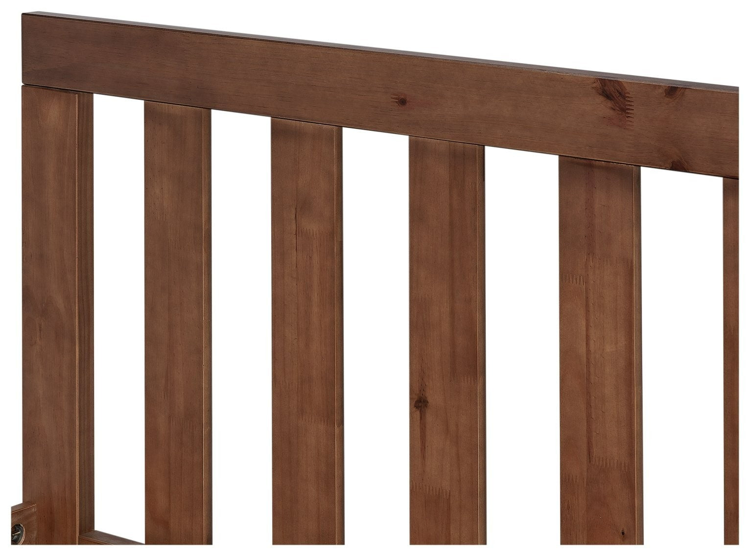 Home Chile Double Wooden Bed Frame - Dark Wood | double bed frame wood
