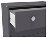 Seville 2 Piece 1 Door Wardrobe Set - Anthracite
