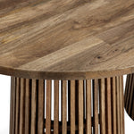 Jericho Solid Wood 6 Seater Dining Table - Natural |Modern Living Room Furniture