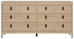 Tvilum Madrid 8 Drawer Chest - Oak | Elegant Storage Feature