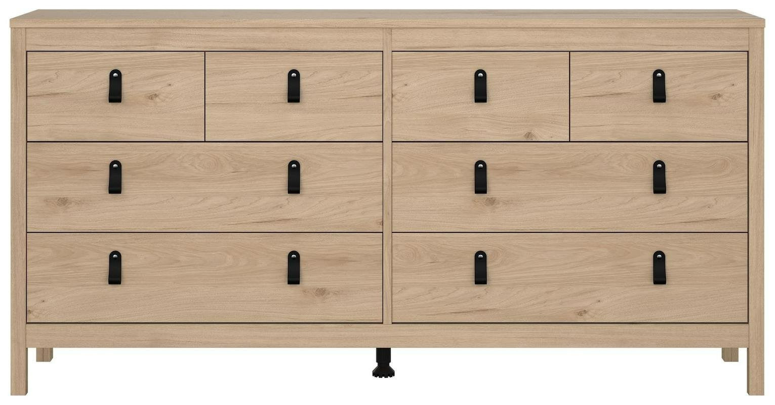 Tvilum Madrid 8 Drawer Chest - Oak | Elegant Storage Feature