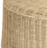 Habitat 60 Kaya Coffee Table - Natural | Rattan Round Table, Boho Living Room