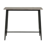 Home Crowe Grey Dining Table & 2 Grey Stools