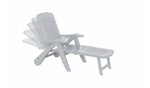 Bica Cancun Reclining Sunlounger Grey | Outdoor Garden Relaxer Lounger Chair