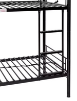 Mason Single Bunk Bed For Kids / Adults / Teenager - Black (No Mattress)