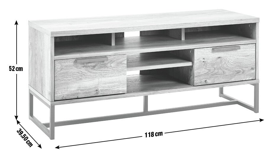Nomad TV Unit - Oak Effect ( B Grade )