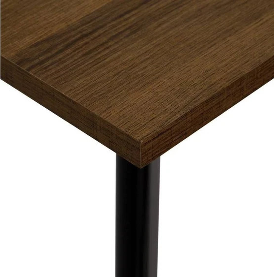 Railo Walnut Dining Table & 2 Walnut Benches | Wooden Dining Room Furniture Set