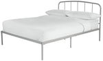 Freja Small Double Metal Bed Frame - Silver