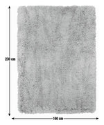 Habitat Airmaster Shaggy Zinc Rug 160X230