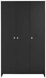 Home Seville 3 Door Wardrobe - Anthracite | Triple wardrobe