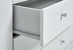 Home Malibu 4 Door 3 Drawer Wardrobe - White | Large white wardrobe with drawers