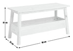Habitat Akio Solid Wood Storage Bench - Natural