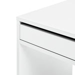 Home Pepper 2 Drawers Office Desk - White | Practical Workstation Storage
