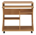 Workstation Office Desk - Beech Effect