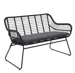 Habitat Ross Rattan Effect Garden Bench