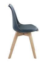 Jerry Pair of Dining Chair - Navy Blue | Classic design chairs