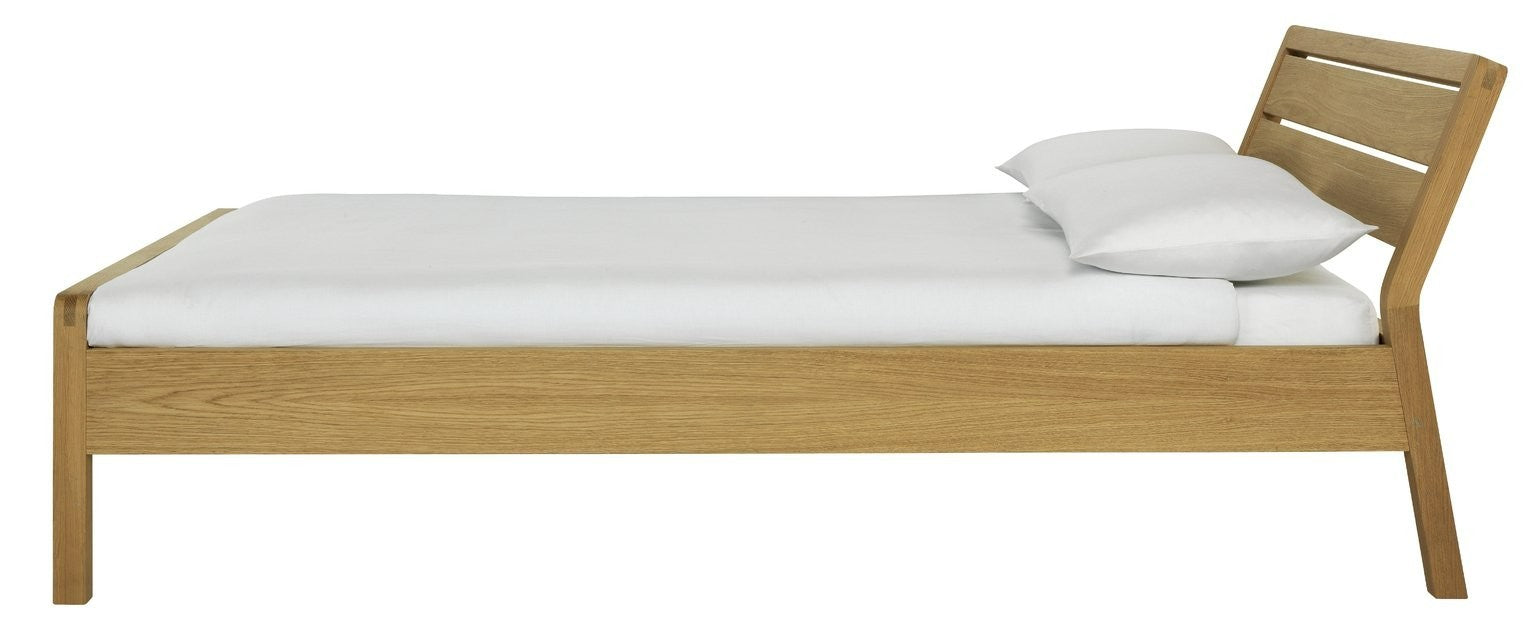 Radius Kingsize Wooden Bed Frame - Oak ( B Grade )