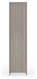 Seville 2 Piece 1 Door Wardrobe Set - Grey & Oak ( B Grade )
