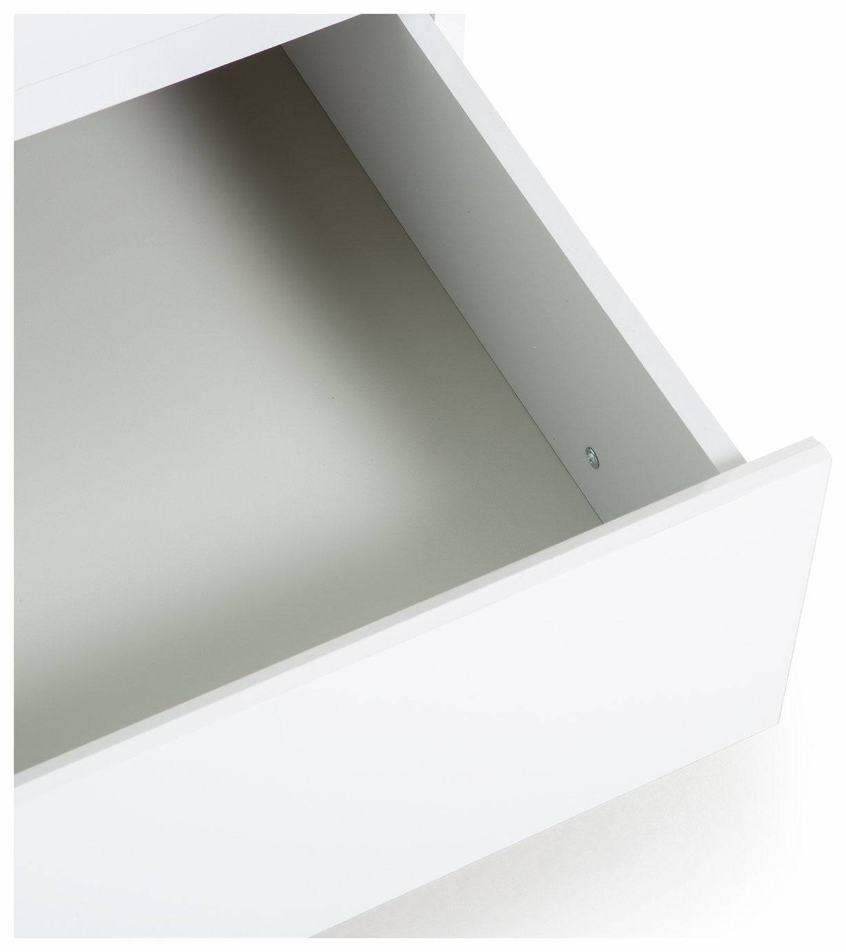 Jenson 3 Door 4 Drawer Wardrobe - Matte White | Organized Living Space (B GRADE)