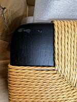 Hanna Oak Bench - Black ( B Grade 19159)