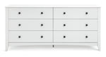 Minato 6 Drawer Chest - White | Modern Everyday Storage