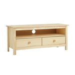 Home Logan 2 Drawer TV Unit - Pine | Media Furniture