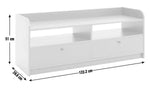 Arran 2 Drawer TV Unit - White